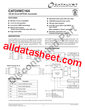 CAT24WC164WITE13型号图片