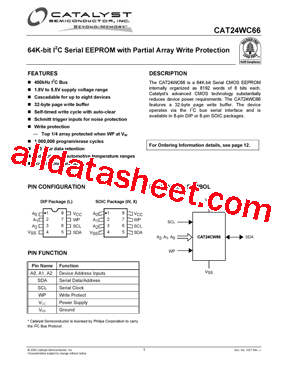 CAT24WC6633XA-GT3C型号图片