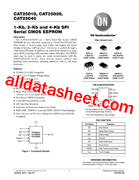 CAT25010YI.G型号图片