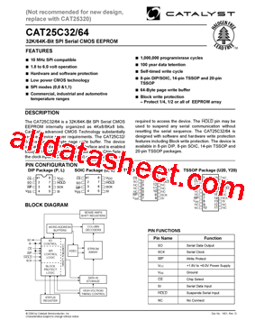 CAT25C32U14SETE13型号图片