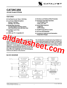 CAT28C256HPI-12T型号图片