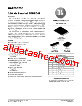 CAT28C256P-12T型号图片