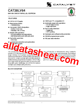 CAT28LV64WA-20T型号图片