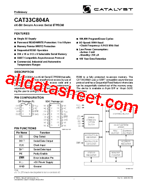 CAT33C804A型号图片