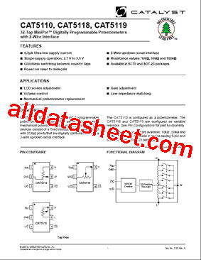 CAT5119TBI-00GT3型号图片