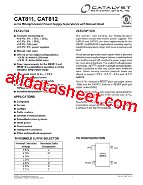 CAT811LTBIT10型号图片