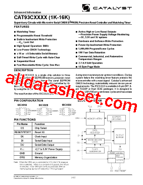 CAT93C4623型号图片