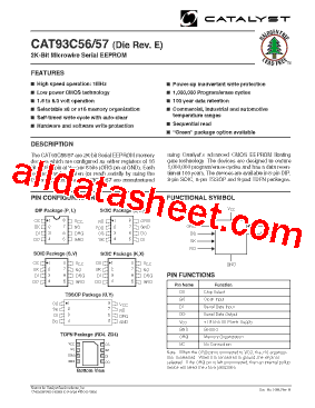 CAT93C57SI型号图片