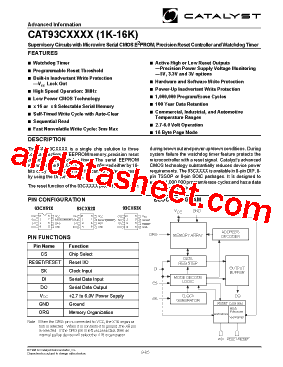 CAT93C8623型号图片