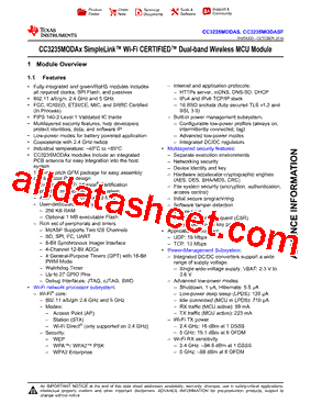 CC3235MODAX型号图片