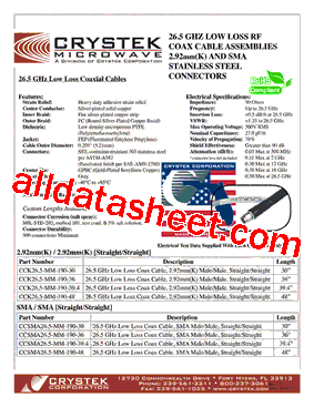 CCSMA26.5-MM-190-48型号图片