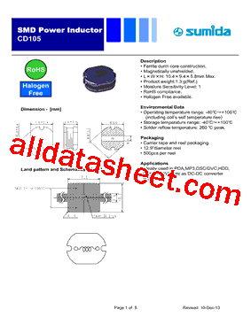 CD105NP-100MC型号图片