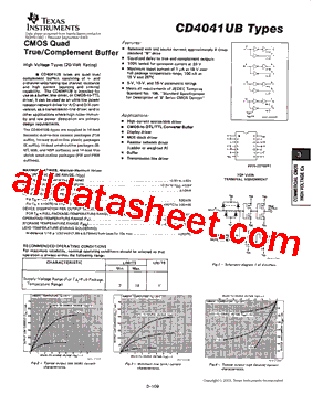 CD4041UBME4型号图片
