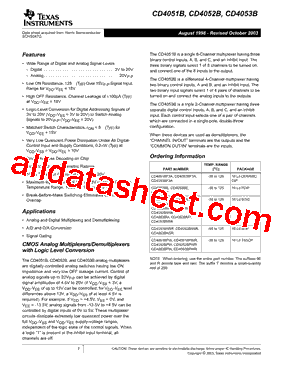 CD4051BPW型号图片