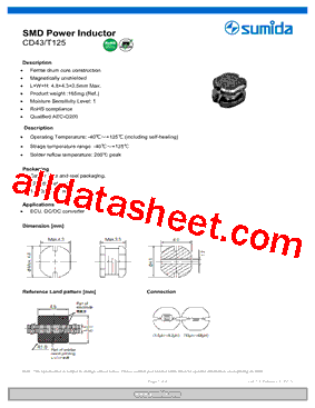 CD43T125NP-330KC型号图片