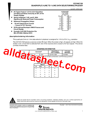 CD74AC158MG4型号图片