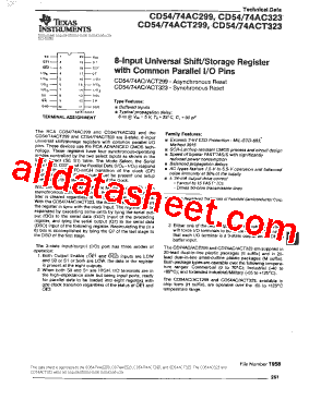 CD74ACT299M型号图片
