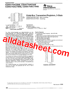 CD74ACT648型号图片