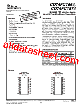 CD74FCT564E型号图片