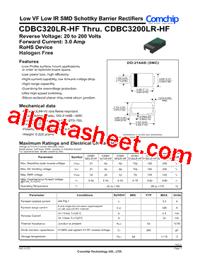 CDBC340LR-HF型号图片