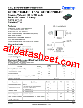 CDBC5200-HF型号图片