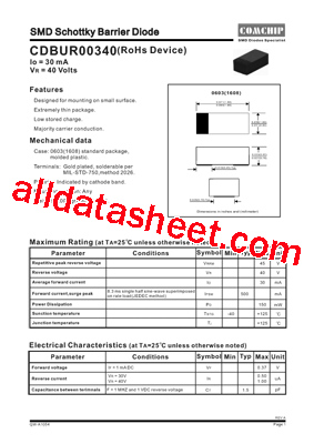 CDBUR00340型号图片