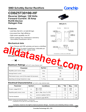 CDBZ5T30100-HF_15型号图片