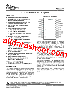 CDCDLP223PWR型号图片