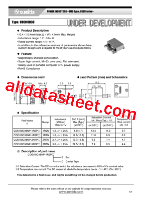 CDEI10D38NP-2R7P型号图片