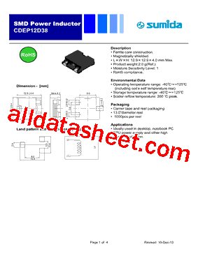 CDEP12D38NP-1R4MC-88-CUTTAPE型号图片