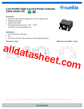 CDEP15D90T150NP-150MC-125型号图片