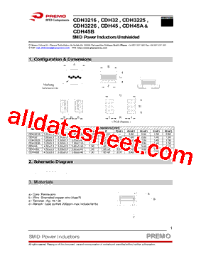 CDH3216-R22M型号图片