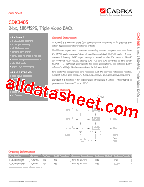 CDK3405CTQ48型号图片