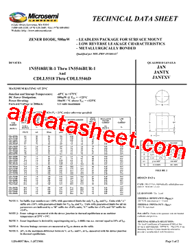 CDLL5529B型号图片