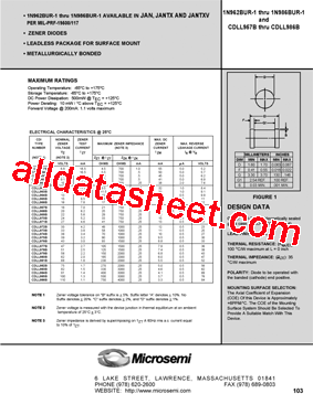 CDLL971B型号图片