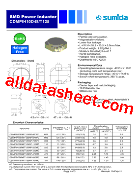 CDMPIH10D48T125NP-101MC型号图片