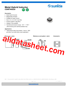 CDMT40D20HF-3R3NC型号图片