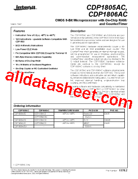 CDP1805ACE型号图片