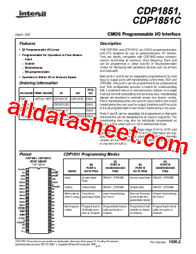 CDP1851CEX型号图片