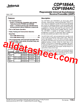 CDP1854ACEX型号图片