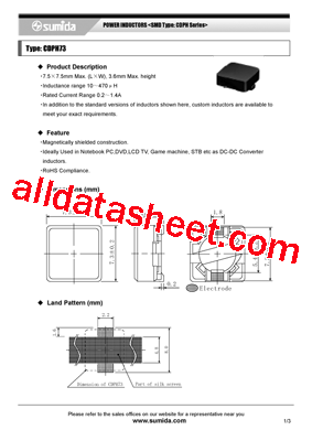 CDPH73NP-100N型号图片