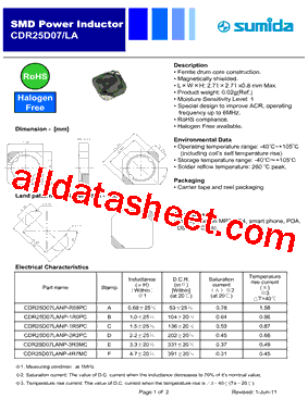 CDR25D07LANP-4R7MC型号图片