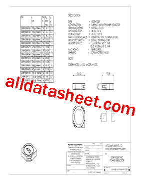 CDRH103R-121型号图片