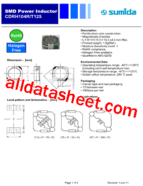 CDRH104RT125NP-2R2PC型号图片