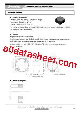 CDRH10D48MNNP-560N型号图片