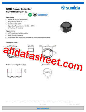 CDRH10D60BT150NP-330MC型号图片