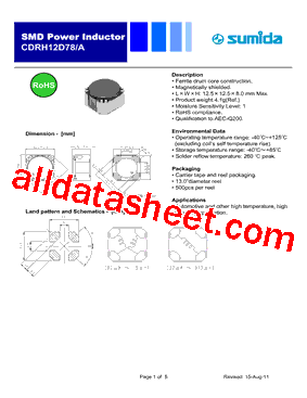 CDRH12D78A_12型号图片