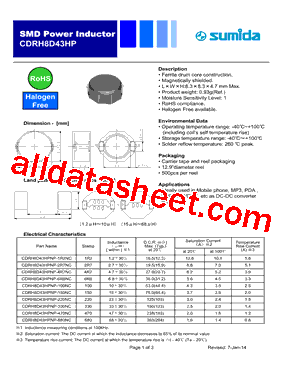 CDRH8D43HP_14型号图片