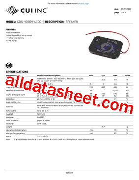 CDS-40304-L100型号图片