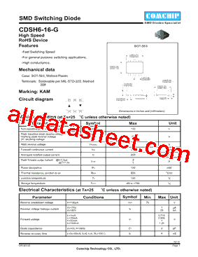 CDSH6-16-G型号图片